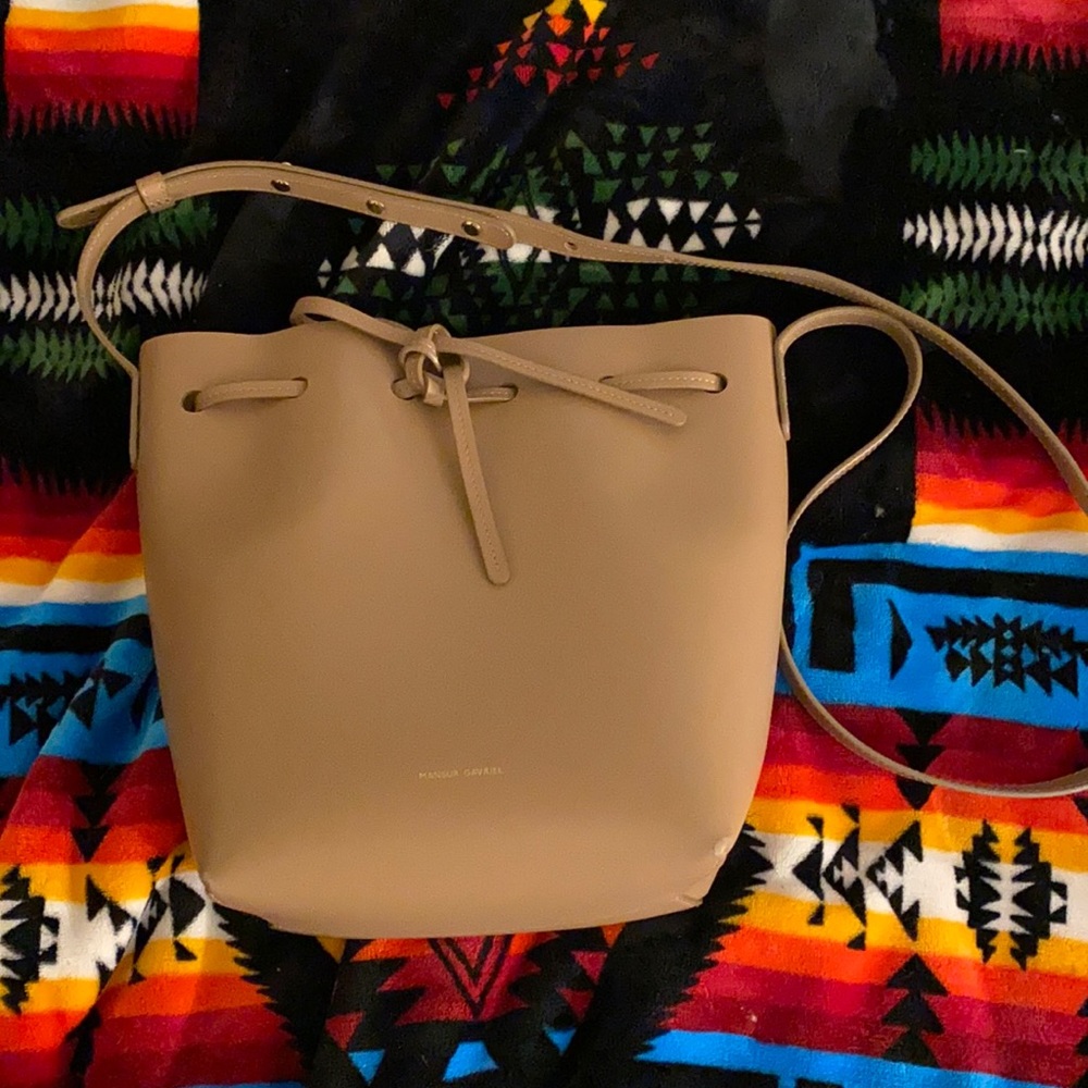 Mansur Gavriel biscotti bag like new